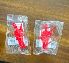 Supreme Parachute Toy Red Paratrooper Figures Parachutes Lot of 2 MPN FW19A66