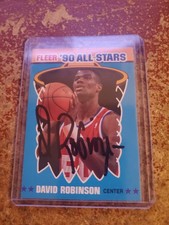 FLEER '90 ALL-STARS ROOKIE David Robinson #10 of 12 Card. rookie card picture