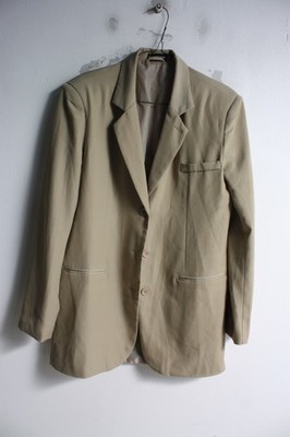 Prettylittlething Womens Structured Blazer Jacker Beige - Size 6 Oversize (C13)