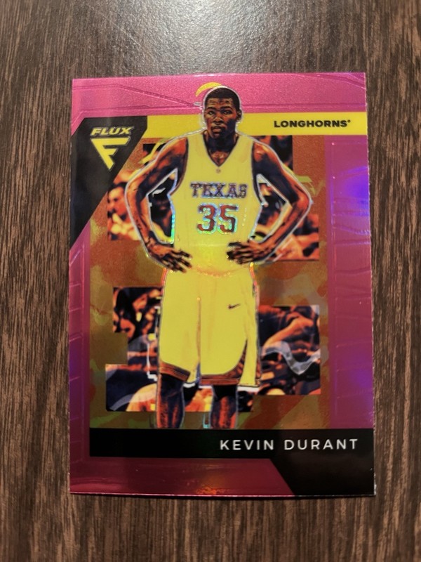 2022 Panini Chronicles Draft Picks Flux Pink Prizm Kevin Durant #21