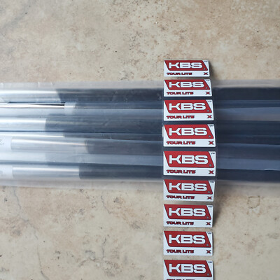 1 New & Uncut  KBS Tour Lite 110g PVD Black  X Flex .370
