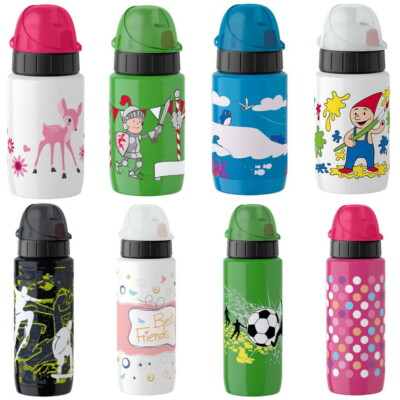 Emsa Light Steel Trinkflasche Kindertrinkflasche Wasserflasche Saftflasche