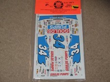 Slixx NASCAR 1357 34 Gould Pumps Mike McLaughlin Chevy Waterslide Decals 1/24