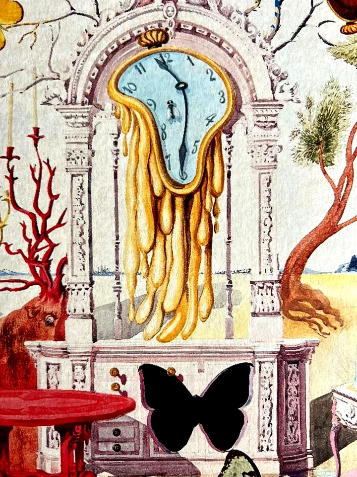 Litografia Salvador Dali certificado de autenticidade original assinada numerada à mão em lápis Dalì - Imagem 4 de 4