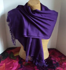 The Pashmina Store Cashmere & Silk Wrap Made in Nepal FREE SHIPPING