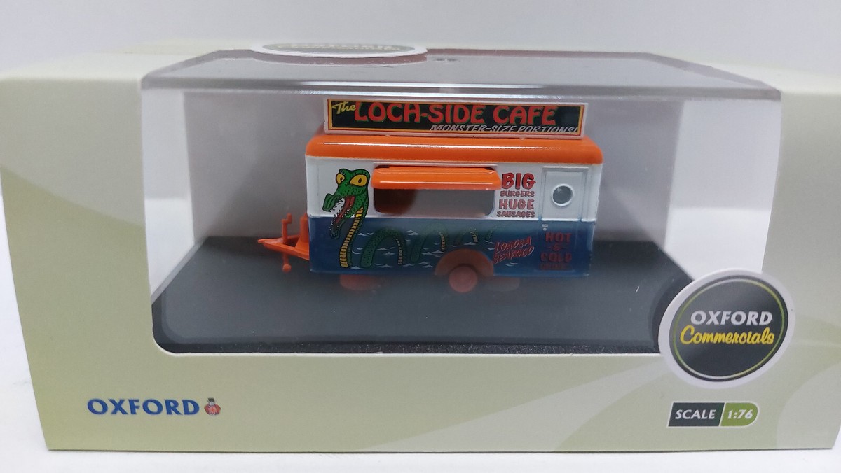 Oxford 1/76 / 1/87 MOBILER ANHÄNGER LOCH SIDE CAFE 76TR020 (24/102  display picture 1