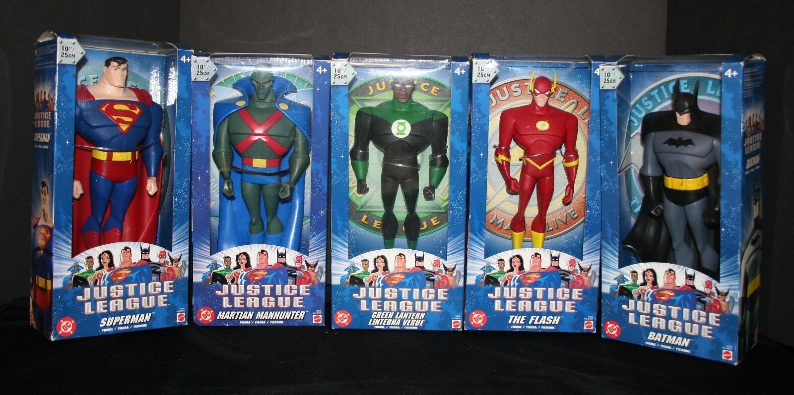 S Set Dc Comics 10" Mattel Flash Batman Martian