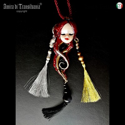 Nymphe Lilith Zaubertalisman Halskette Gothic Schmuck Modeschmuck Damen Anhänger