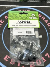 Axial AX80052 Mini Servo Horn And Mount Set. Works With AX30793 Dig Component