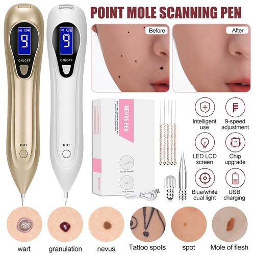 LCD Laser Plasma Skin Tag Remover Age Spot Pen Mole Wart Tattoo Removal Machine - Picture 4 of 20