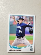 2021 Topps Update 70 Years of Topps Baseball #70YT-63 Logan Gilbert RC Mariners