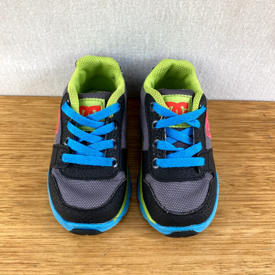 🔸Niños Bebé Niño DC Zapatos Uni Lite Cuero Zapatillas con Cordones Talla 5 4 EUR 20,5 Foto 3 de 4