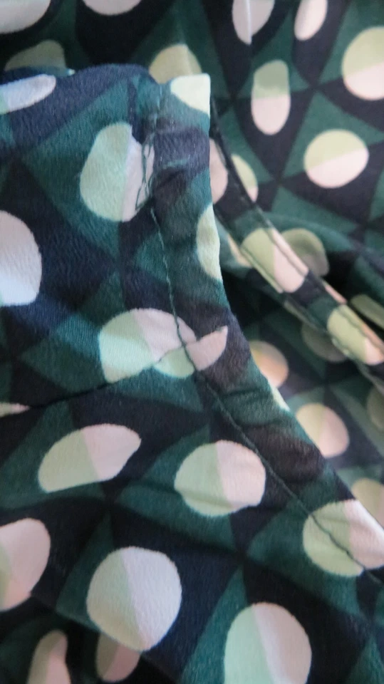 Camisa Merona para mujer grande verde lunares camiseta sin mangas ligera DEFECTO DESVANECIDO Foto 2 de 4