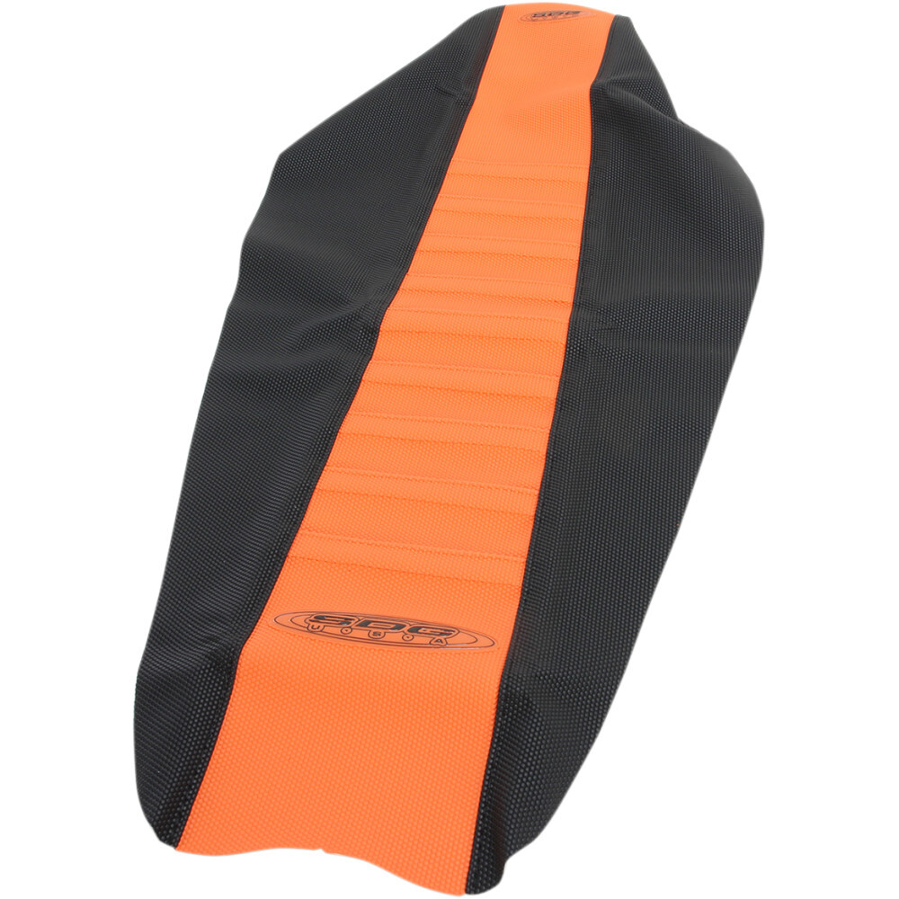 SDG 9-Pleat Gripper Seat Cover - SXF (Black / Orange) 96340OK