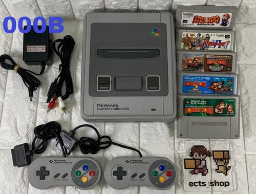 Nintendo Super Famicom console bundle with 5 games & cords Japan SFC - Picture 11 of 109