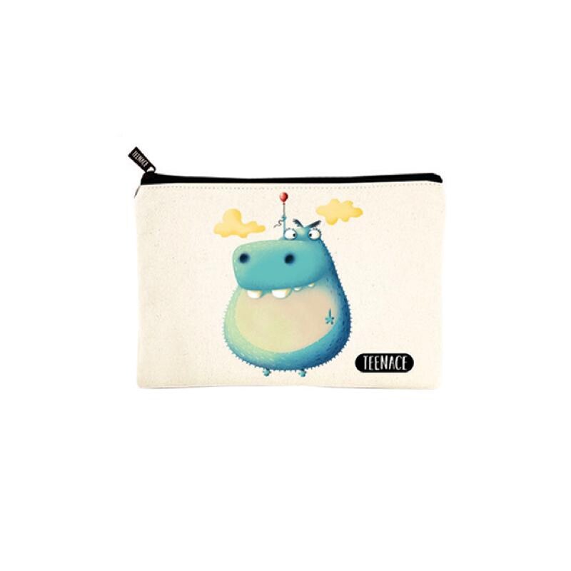 Busta piatta Ippopotamo blu Teenace  porta Oggetti da borsa in Stoffa