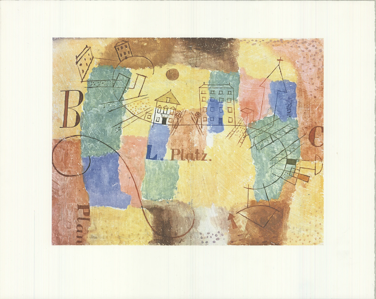 PAUL KLEE The L-Square Under Construction 15.75