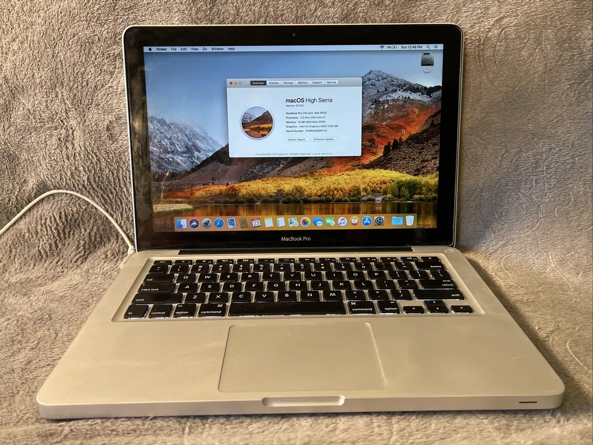 macbook pro mid 2012 A1278