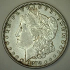 1878 Morgan Silver Dollar 7 TF Variety XF $1 US Type Coin Extra Fine Condition