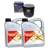 MotoröL Set MotoröL Febi SAE 5W-40 8 Liter + ÖLfilter FüR Toyota Hiace IV Bus