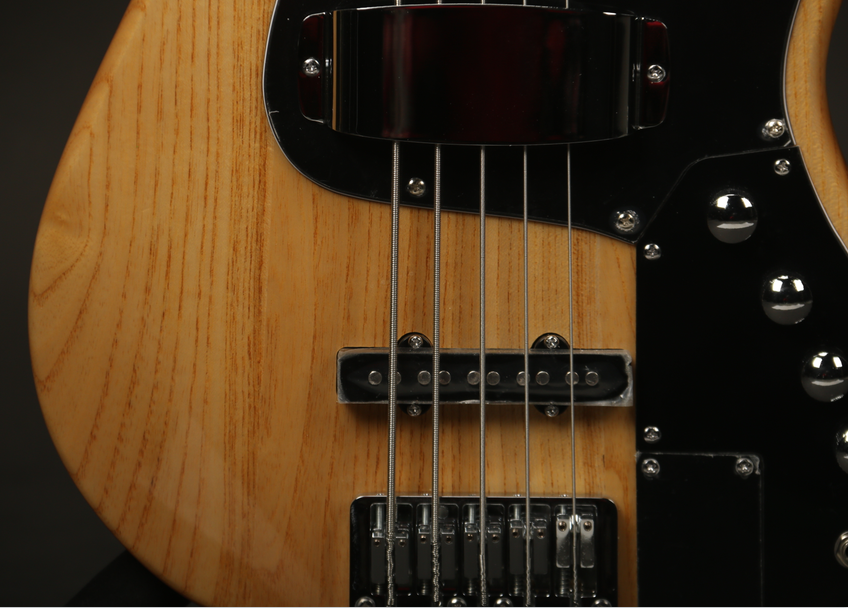 Solid Body 5string Electric Bass Guitar JB Bass Maple Fretboard Free