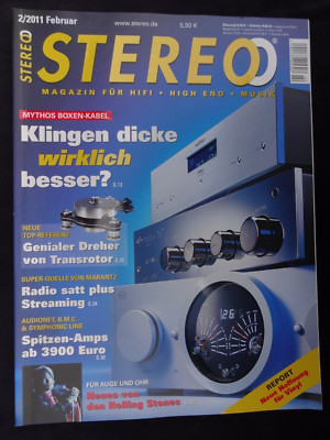 STEREO 2/11,KLIPSCH RF 7 II,SONUS FABER LIUTO,BOSE V 35,BURMESTER 099,HANNI MERA
