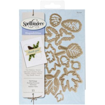 Spellbinders Shapeabilities Dies 11 Stanzschablonen Fall Herbst Blätter S5-120