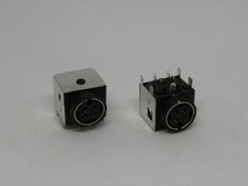 2x DIN 4 Pins S Terminal Female Jack Socket Power Plug Connection Port DIN-422