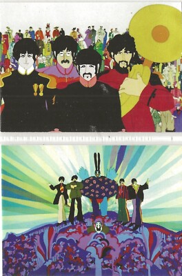 THE BEATLES YELLOW SUBMARINE PROMO KARTE AUSWAHL VON COMIC BILDERN 1999