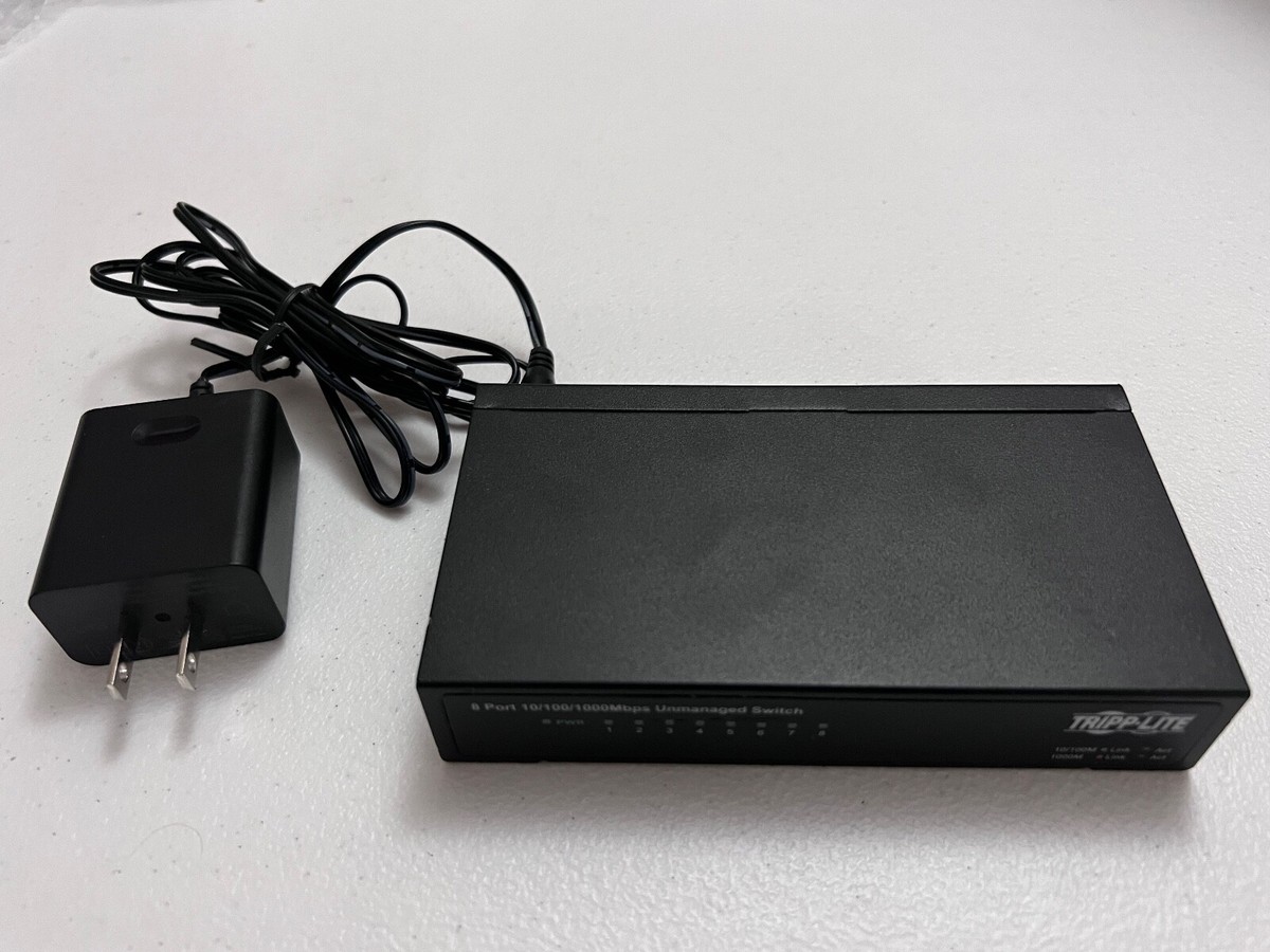 Tripp Lite 8-Port 10/100/1000 Mbps Desktop Gigabit Ethernet 