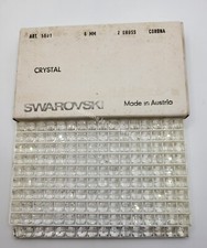 Factory Pack Swarovski Crystal Clear 6mm Faceted Cube 5601 Beads; 288pc