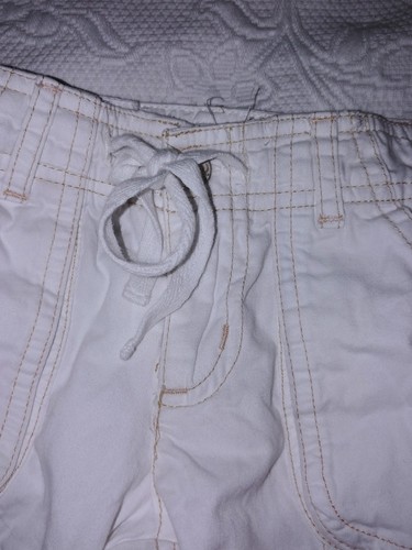 Like Love Girls Sz. 4 White Capri Cargo Pants. Cute & Fun Pair - Picture 2 of 9