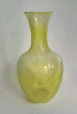 Schöne gelbe Vase Karcag