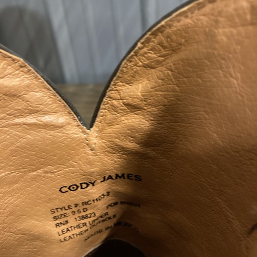 Cody James Men's Leather Western Boot Style Rc 1103-2 Size 9.5D - Picture 4 of 6