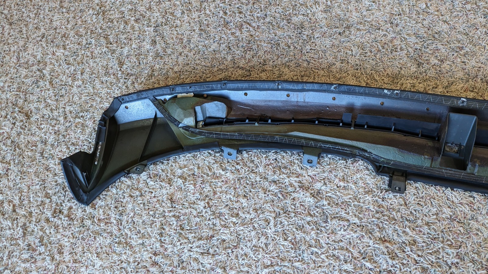 Grade B black BENTLEY CONTINENTAL FLYING SPUR INSTRUMENT PANEL DASHBOARD