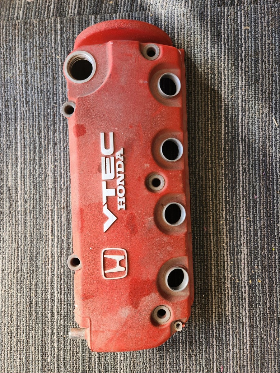 Honda Genuine. D series Vtec Valve Cover Red | eBay