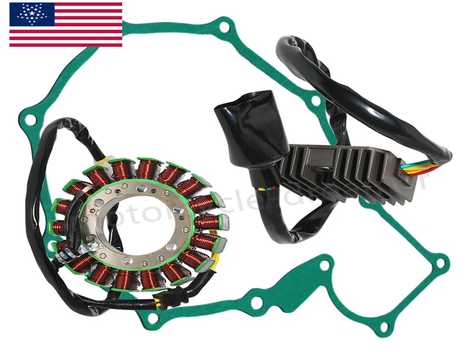 Regulator Stator+Gasket For HondaVT750DC Black Widow/ Shadow/Shadow Spirit 01-03 Foto 3 de 4
