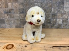 Labrador Puppy 10" Dog Stuffed Plush Animal Yellow Lab FAO Schwarz