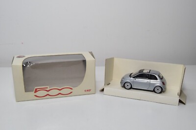 B49 1:43 MONDO MOTORS FIAT 500 METALLIC GREY MIB