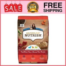 Rachael Ray Nutrish Natural Real Beef, Pea  Brown Rice Recipe Dry Dog Food 40lb