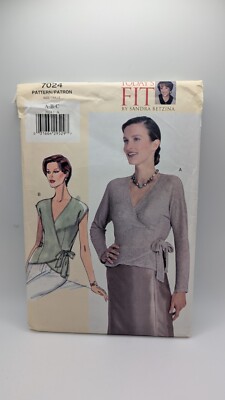 Vogue 7024 Today's Fit by Sandra Betzina Misses' Wrap Top Pattern Sizes ...