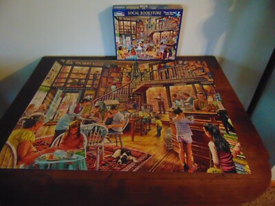 2020 White Mountain 1000 Pc. Puzzle ''Local Bookstore''