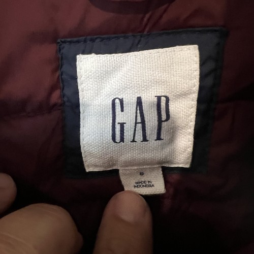 Gap Boys Puffer Jacket Sz S Navy Blue Full Zip Primaloft - Picture 2 of 4