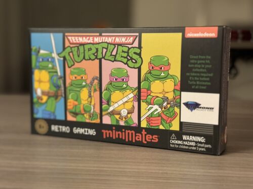 SDCC 2024 Teenage Mutant Ninja Turtles Retro Video Game Minimates Box Set TMNT
