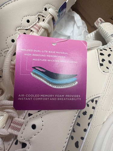 NEW Skechers D'Lites Wildcats Off White Pink Womens Athletic Sneaker size 10 - Picture 4 of 8