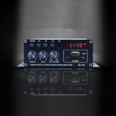 AK-370 Heimkino-Verstärker 20 W + 20 W Audio Endstufe Stereo USB OTG Eingang
