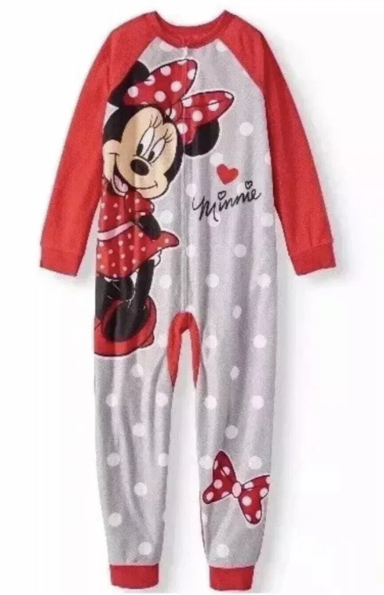 Minnie Mouse Girls 1 Pc Sleeper Pajamas 4 5 10 12 eBay