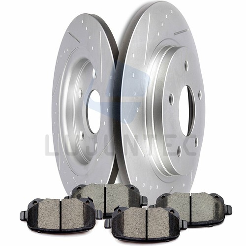 Rear Brake Rotors Ceramic Pads For Chrysler Town & Country Dodge Volkswagen eBay