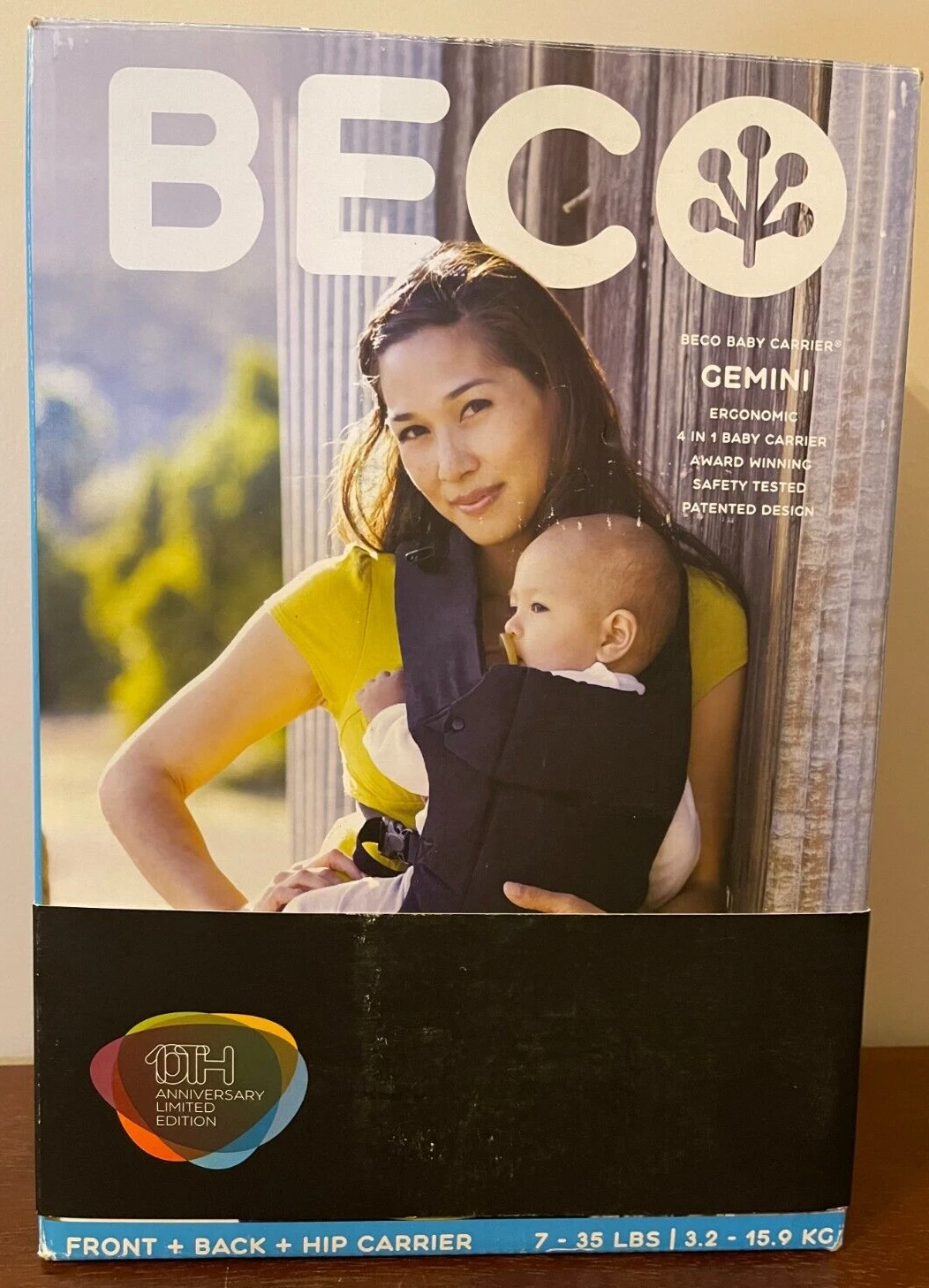 New Beco Baby carrier 4 in 1 Gemini in Persephone Coastal Pattern