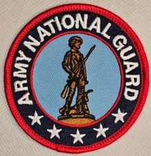 United States Army National Guard 3" Round Patch